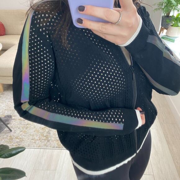 Threads of Privilege Black Track Jacket Size Small - Picture 5 of 5